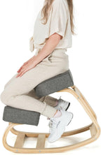 SlickBlue Rocking Kneeling Chair for Office and Home, Ergonomic Desk Stool for Posture Support