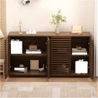 Living Room Furniture Entertainment Storage Dining Room Cabinet, Buffet Sideboard with Solid Wood Doors,for Kitchen