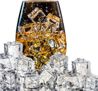 20 PCS Acrylic Ice Cubes, Square Shape, Glass Luster, Fake Artificial, Crystal Clear, Photography Props, Kitchen Toy Decoration, 1inch/2.5cm