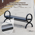 Garden Benches for Outdoors, Front Porch Benches Outdoor, Easy to Assemble, Suitable for Patios, Porches, Poolside Areas, Courtyards, and Balconies.(150 * 60 * 40CM)