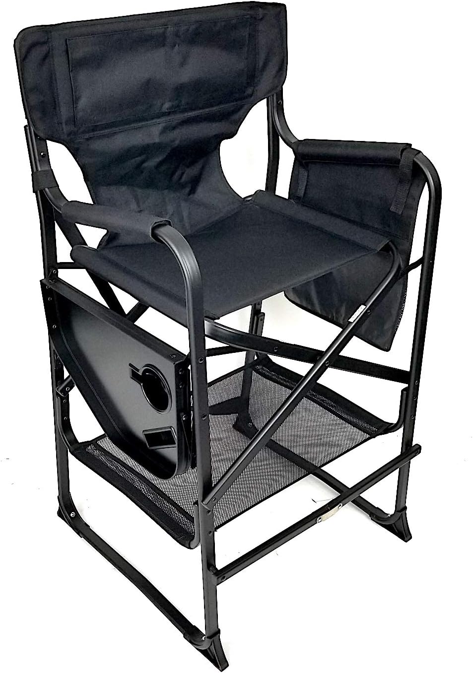Deluxe TuscanyPro Portable Big Daddy Heavy-Duty Tall Director Chair - Perfect for Events - 29 Inch Seat Height
