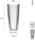Mikasa Baron Crystal Vase, 11.75 Inch