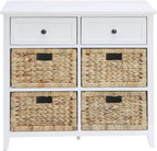 Storage Locker with 4 Drawers, Console Cabinet Pantry Cabinet for Living Room Entryway,for Kitchen Home