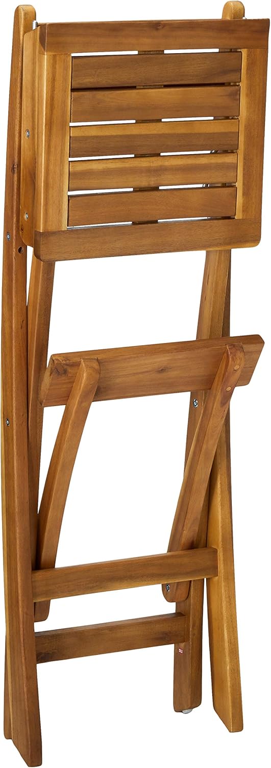 Christopher Knight Home Atlantic Outdoor Foldable Wood Barstool, 31", Natural Wood
