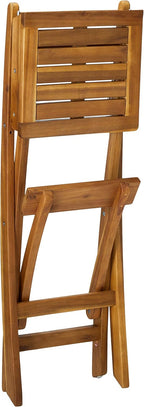 Christopher Knight Home Atlantic Outdoor Foldable Wood Barstool, 31", Natural Wood