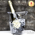 PMLAND Acrylic Ice Cubes Square Shape 2 Lbs Bag, for Photography Props Kitchen Table Decoration Display Vase Filler Toy - Crystal Clear