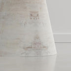 SIMPLIHOME Robbie Accent Table - 16 inch Wide Solid Mango Wood End Table in Distressed Aged White, Boho Contemporary Rustic Side Table for Living Room or Bedroom with Multipurpose Function, Assembled