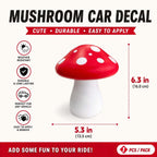 Car Red Mushrooms for Car Roof Deco 3D Cute Big Mushrooms Car Sticker for Garden Dog House