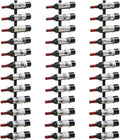Sonyabecca 3 Pack 12 Bottle Wall Wine Rack, DIY Wine Rack Wall Mounted, Wall Mounted Wine Rack,Display Holder Used as One or Four, for Kitchen, Dining Room, Bar, Wine Cellar