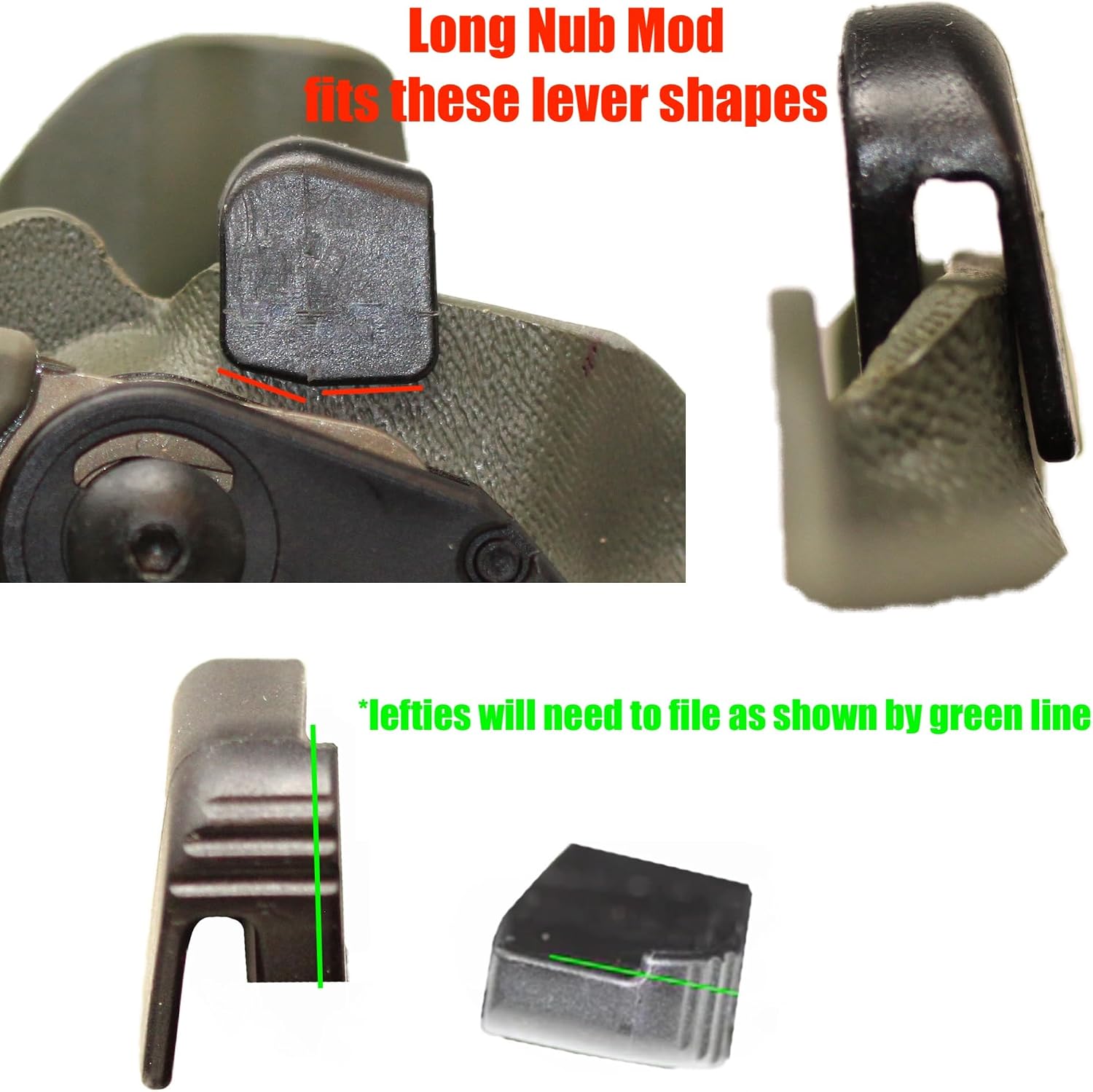 Long NUB MOD for 'Some 2024+' 6000 Series Holsters