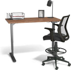 Staples Drafting Stool, Mesh, Ergonomic, Adjustable Height, Swivel, Black
