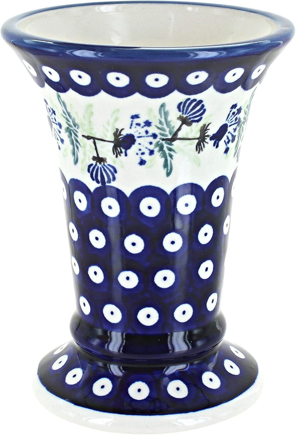 Blue Rose Polish Pottery Sweet Annie Small Vase