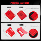 20Pcs Wall Mount Tool Holders and Battery Holder for Milwaukee M18 18V - Heavy Duty Storage Shelf Organizer with Screws, Fits Drill, Saw, Workshop Garage