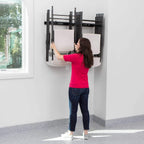 LIFETIME 80719 Wall Mounted Chair Rack Black