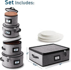 Dinnerware Hard Shell Cover - Set of 5
