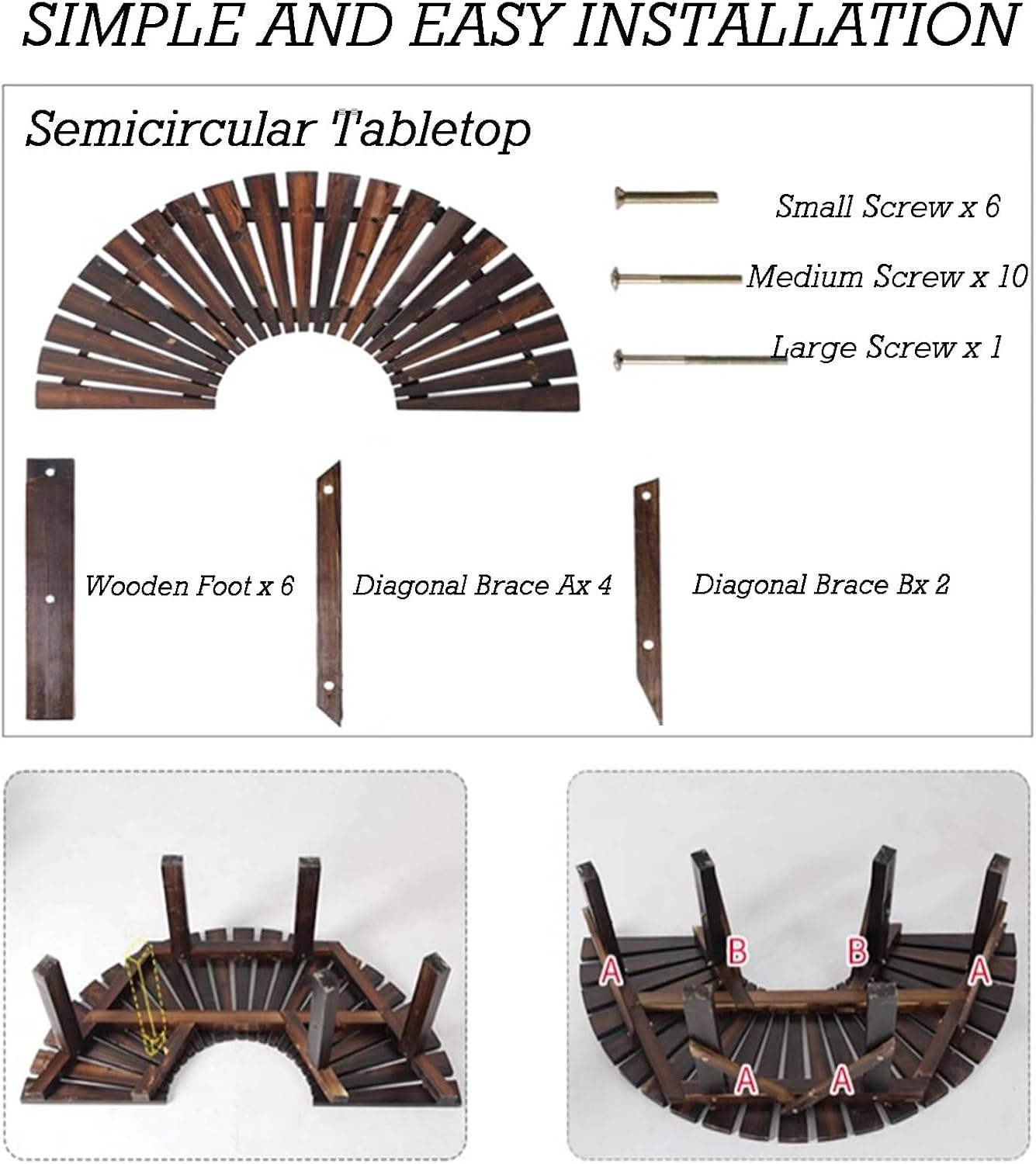 Circular Wooden Patio Wrap Seat Chair,Tree Bench Wrap Around Tree Bench,for Garden,Lawn,Patio,Backyard