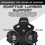 Anda Seat Kaiser 3 XL Gaming Chairs for Adults - Ergonomic Black PVC Leather Gaming Chair with Lumbar Support, Comfortable Office Seat with Neck Support - Heavy Duty Wide Gamer Seat