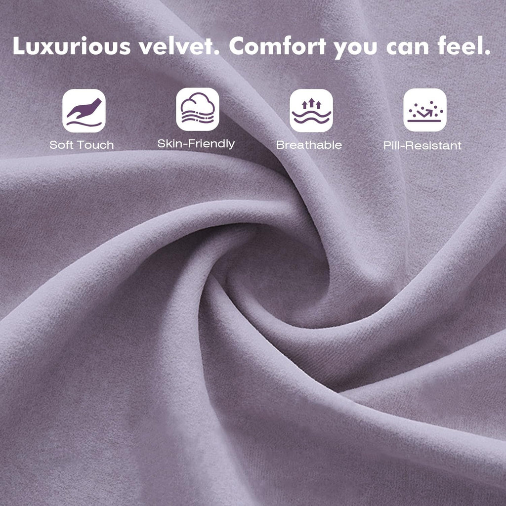 High Back Velvet Office Chair Purple, Comfy Home Executive Desk Chairs with Flip-Up Arms, Fabric Ergonomic Chairs with Lumbar Support, Stylish Computer Swivel Chair with Wheels for Women