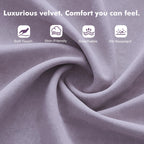 High Back Velvet Office Chair Purple, Comfy Home Executive Desk Chairs with Flip-Up Arms, Fabric Ergonomic Chairs with Lumbar Support, Stylish Computer Swivel Chair with Wheels for Women
