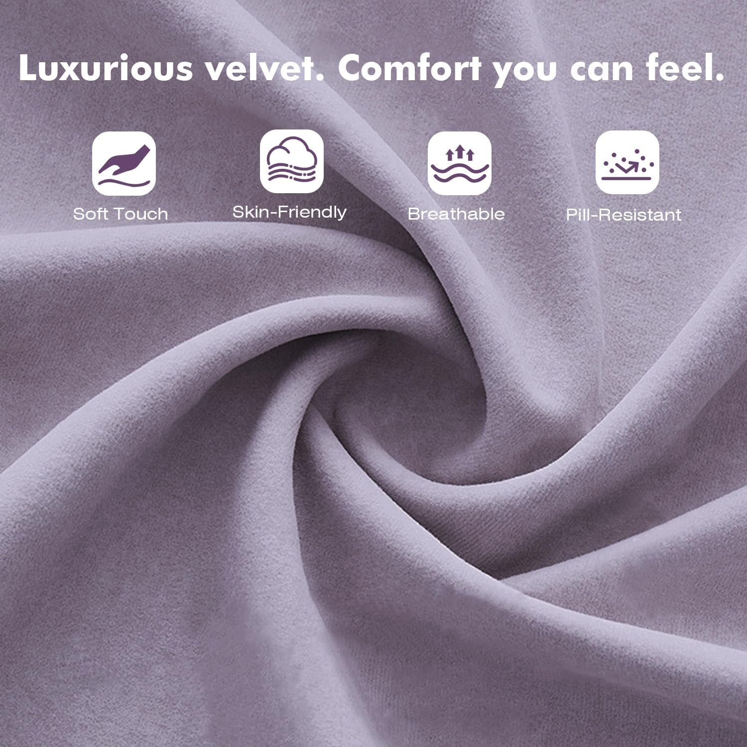 High Back Velvet Office Chair Purple, Comfy Home Executive Desk Chairs with Flip-Up Arms, Fabric Ergonomic Chairs with Lumbar Support, Stylish Computer Swivel Chair with Wheels for Women