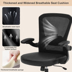 Drafting Chair Tall Office Chair with PU Leather Seat, 400lbs Ergonomic Standing Desk Chair with Lumbar Support,Counter Stool with Adjustable Footrest Ring & Flip-up Armrests,Black