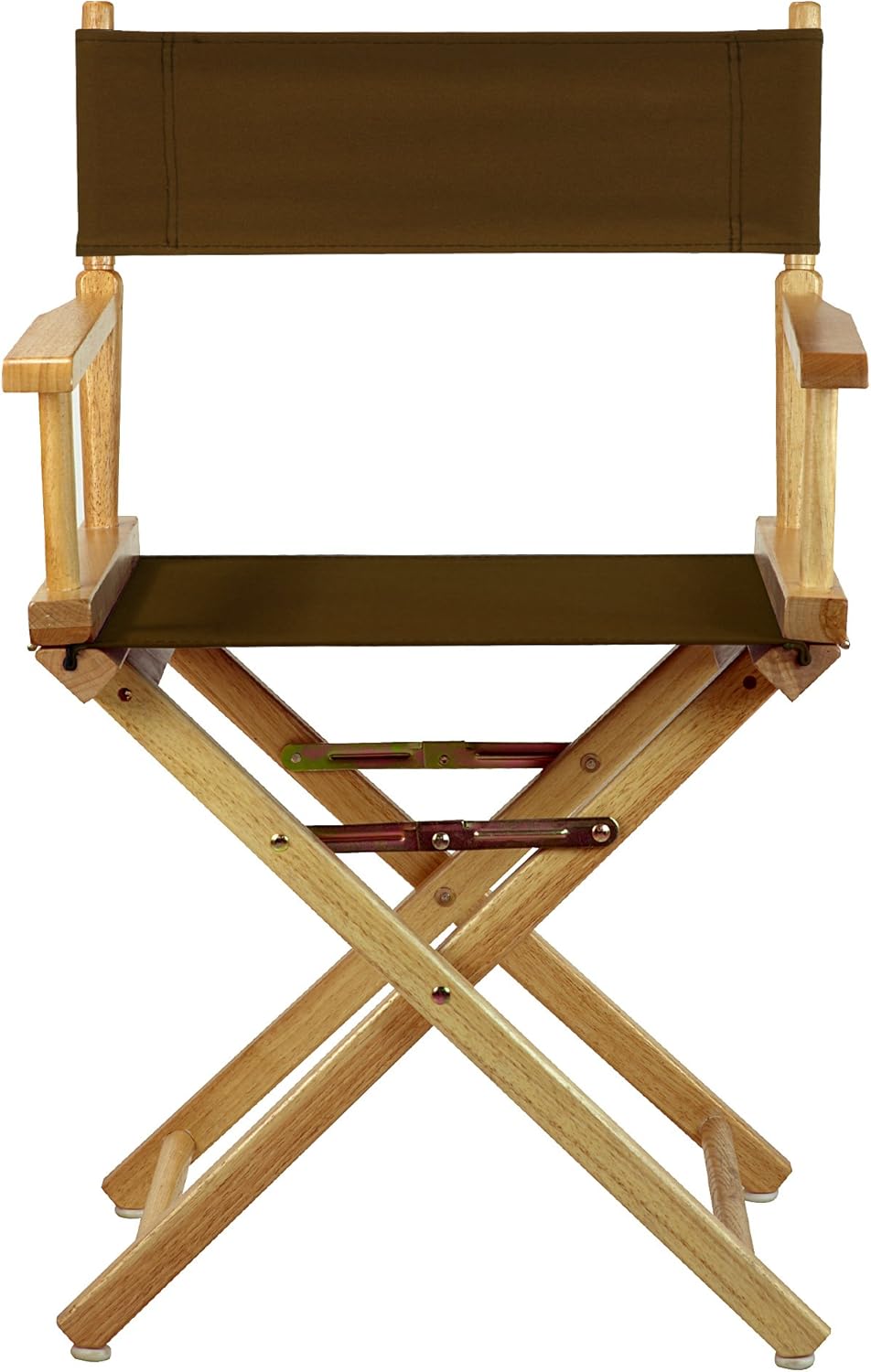 Casual Home 200-00/021-45 Director's Chair Canvas 18" - Classic Height Natural Frame/Brown