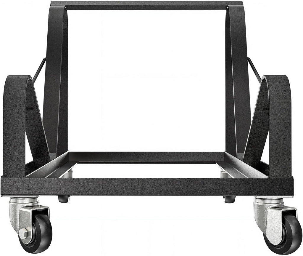 OEF Furnishings OEFDY86 Stack Chair Dolly, Heavy Duty Steel Cart (Vertical Cradle, Fits OEF8600 Series and Similar Sized Stack Chairs, 1100 lb Weight Capacity, Swivel Casters)