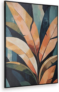 Signature Design by Ashley Laurelie Wall Art, Large Gallery Wrapped Canvas with Hand Painted Embellishment, Framed Black Finish for Living Room Entryway or Bedroom Decor