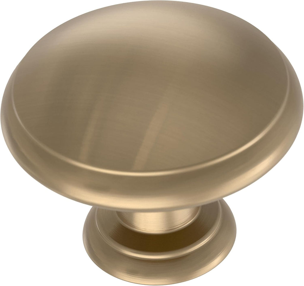 Franklin Brass Ringed Cabinet Knobs | Champagne Bronze Handles for Dresser Furniture Drawers/Kitchen/Door/Bathroom | 1-1/4" P35597Z-CZ-B1 (Pack of 60)