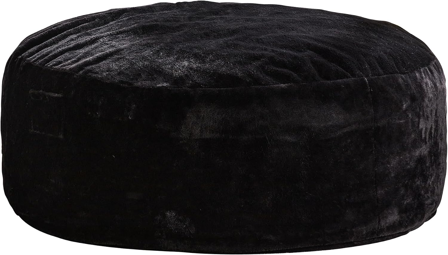 Hobestluk Bean Bag Chair for Adult Giant Beanbag with Filler Black 5FT | Breathable Material Removable Machine Washable Cover Memory Foam Living Room Bedroom Reading Gaming Oversized Large Big