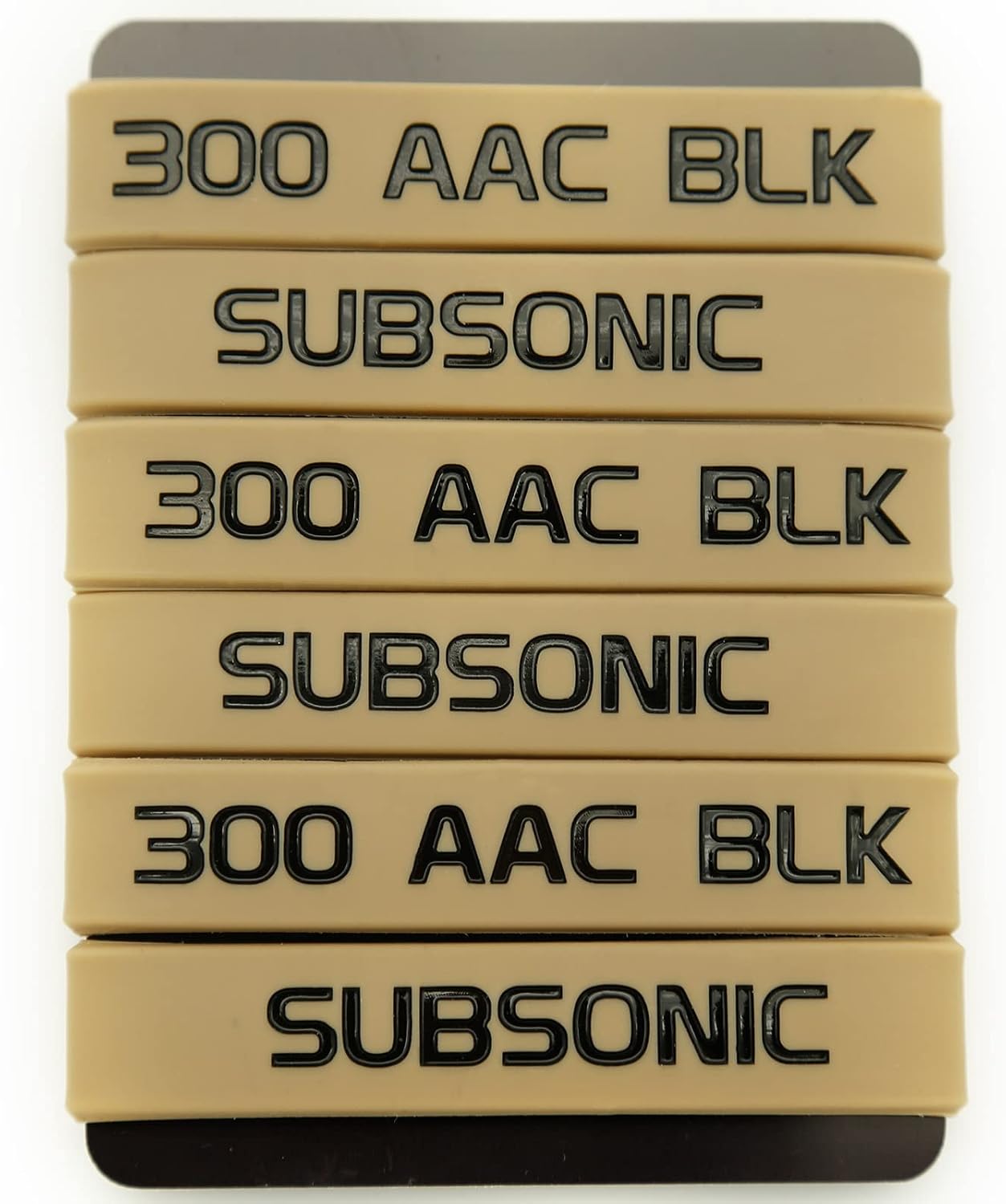 Aolamegs 300 Blackout Subsonic Magazine Marking Bands 6 Pack