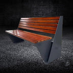 Patio Benches for Outdoors Stainless Steel Park ChairOutdoor BenchesPineapple LatticeSolid WoodPlastic Wood BackrestThickened BenchPatio Seating Garden Benches for Outdoors