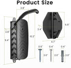 Housolution Swivel Bike Wall Mount [2 Pack], 150° Swivel Vertical Bike Rack Wall Hanger Holds up to 66lbs for Mountain/Road/Hybrid Bikes, Bike Hangers, Bicycle Storage Rack for Garage