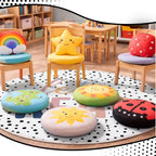 Breling 4 ft Classroom Reading Corner Rug Non-Slip Round Let's Read Carpet Back to School Boho Classroom Decor Washable Read Rug for School Library Calming Corner Nursery Playroom Bedroom Living Room