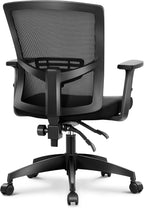 MAISON ARTS Mesh Office Chair Ergonomic Home Desk Chair Mid-Back Computer Task Chair with Breathable Mesh and Adjustable Armrests for Home Office