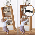 Anti Tip Furniture Anchors 4 Pack Baby Proofing Heavy Duty 500 lbs Earthquake Straps for Dresser Bookshelf TV Stand Wall Mount