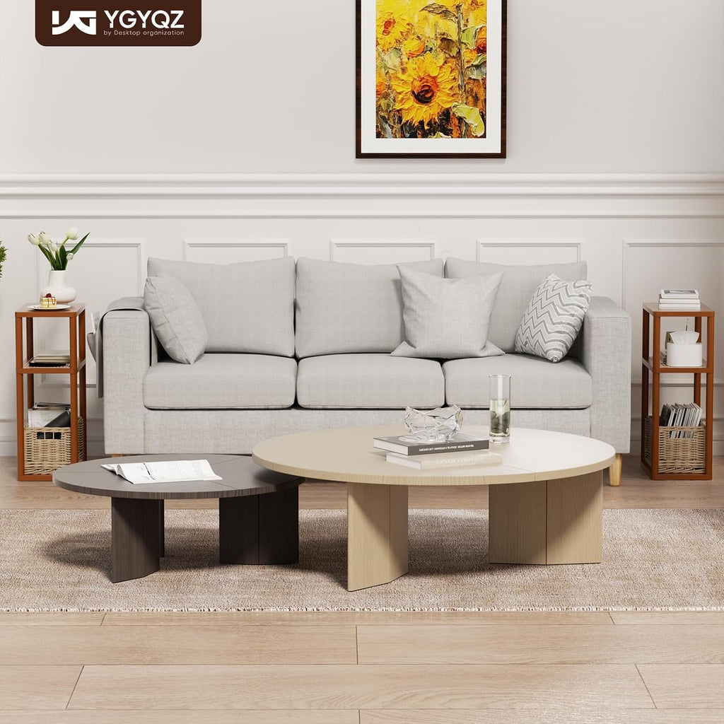 YGYQZ Rattan End Table, 3-Tier Narrow Side Table for Small Spaces, Wood Sofa Side Table Nightstand with Storage Shelves for Living Room Bedroom, Boho Slim Corner Table