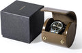 Premium Watch Travel Case, Odor-Free PU Leather Watch Roll for 1/2/3 Watches Protective Storage with Gift Box, Ideal for Men's Gifts & Business Travel, Coffee