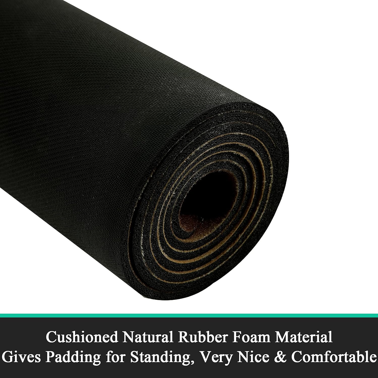 Pauwer Laundry Room Rug Runner 20"x60" Waterproof Rubber Laundry Mat Non Slip Kitchen Mats for Floor Washable Floor Mat Runner Rug for Farmhouse Mudroom Washroom Bathroom Decor
