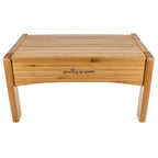 Growing Up Green Bamboo Bathroom Step Stool for Kids Using The Toilet and Sink - Kids Step Stool, Potty Training, Non-Slip, Bathroom, Kitchen, Lightweight