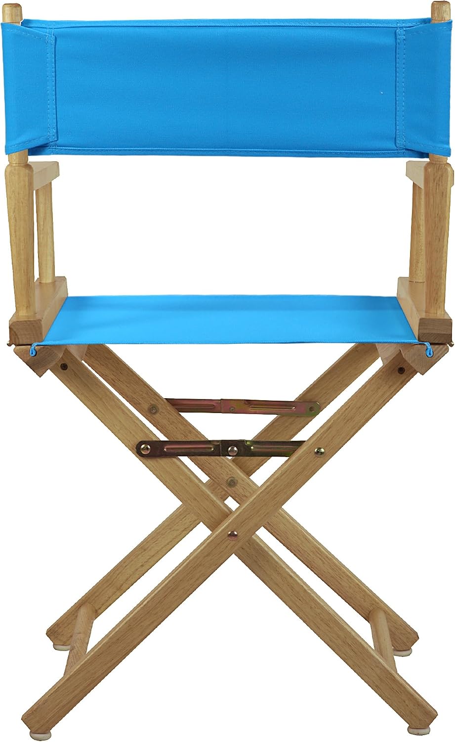 Casual Home 200-00/021-27 Director Chair 18" - Classic Height Natural Frame/Turquoise Canvas