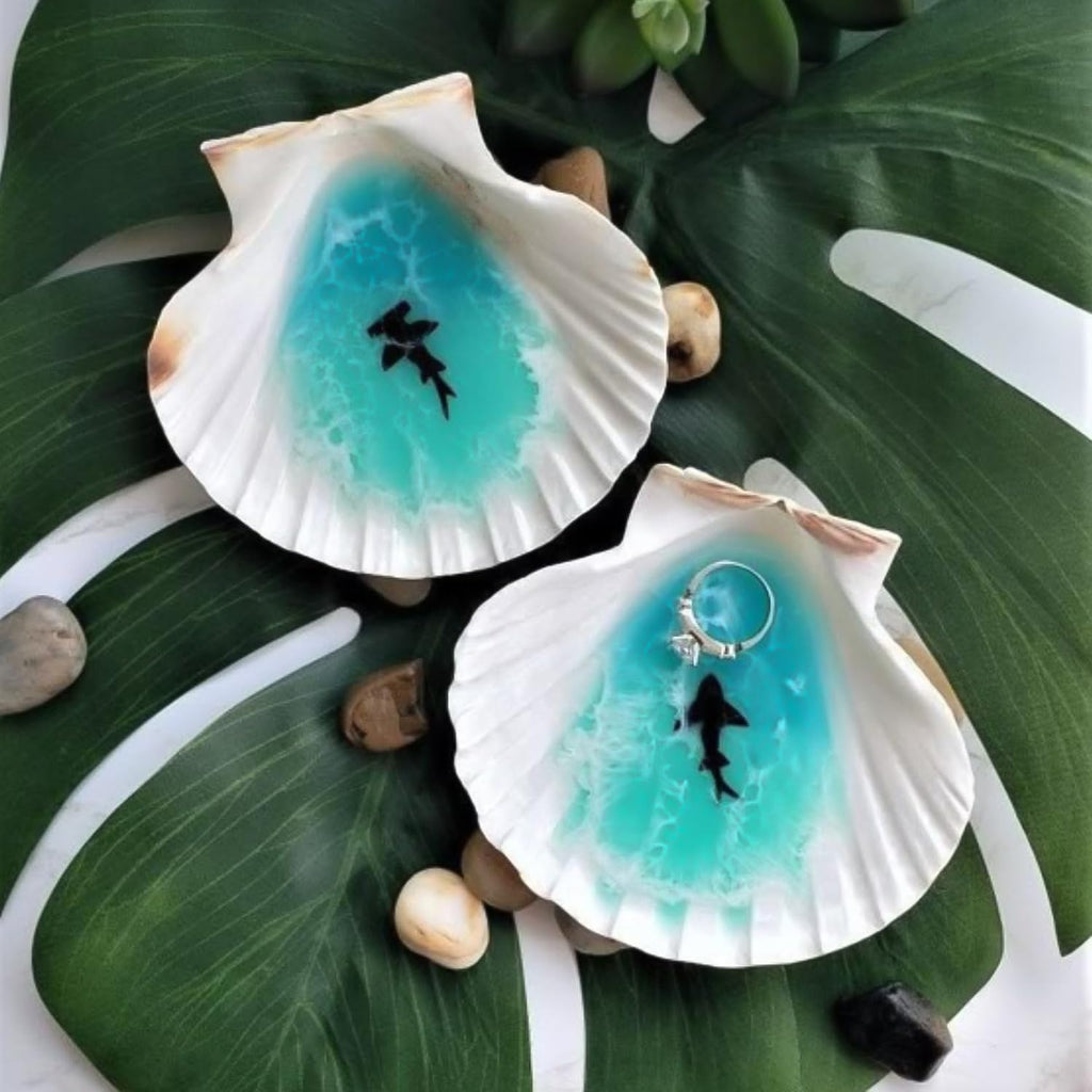 PPCLION 45 PCS Small Scallop Shell for DIY Crafts Decor Small Seashells for Home Decorations, Beach Themed Party, Fishtank, Vase Fillers