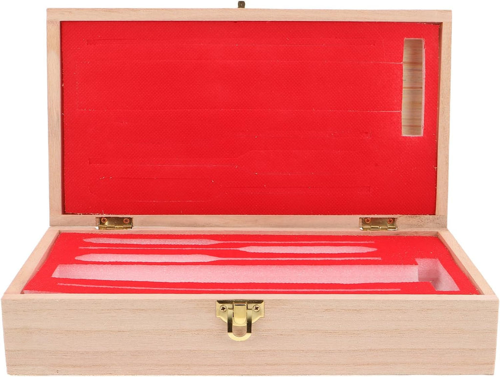 Hydrometer Storage Box: Wooden Distiller Hydrometer Protective Case with Foam Insert - Secure Organizer for Alcoholmeters & Brewing Test Equipment