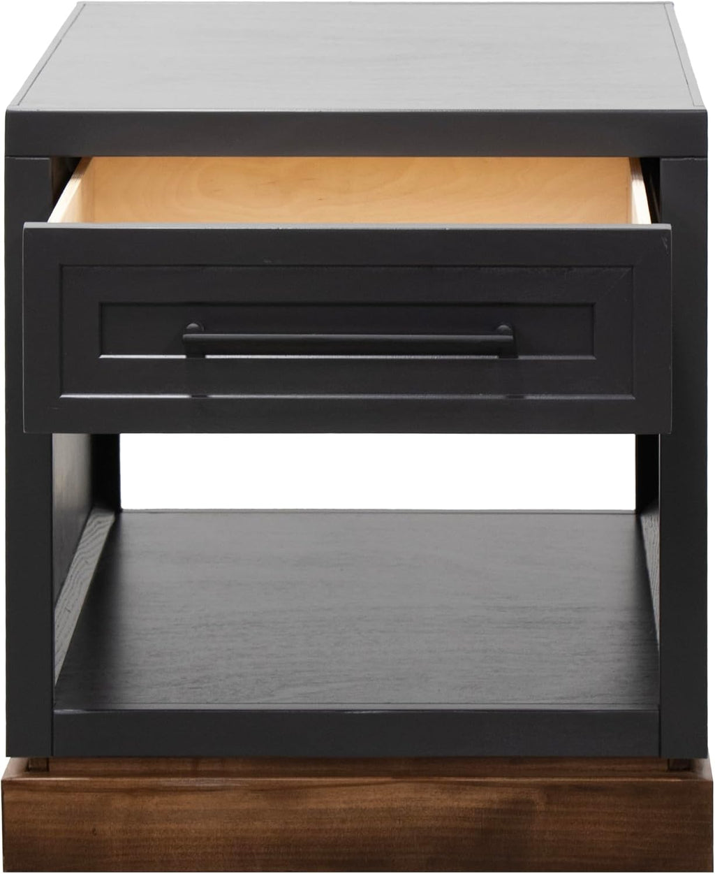 Bridgevine Home Nora Farmhouse Side Table with Drawer & Shelf, 22" End Table, Fully Assembled Storage Accent Table