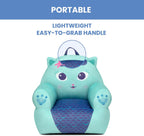 Delta Children - Gabby's Dollhouse Cozee Buddy Kids Chair, Blue