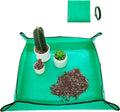 FANTIAN Potting Mat for Indoor Plant Transplanting, 29.5" X29.5" Waterproof Repotting Mat, Foldable Soil Change Mat Gardening Planting Mat - Gifts for Plant Lovers