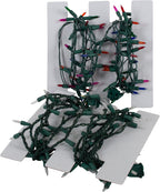 Simplify Holiday Light Organizer Box | Holds 500 Lights | Christmas Storage | Tree String Lights | 5 Divider Reels | Collapsible | Ultra Zip | Red