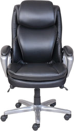 Serta® Smart Layers™ AIR Arlington Executive Chair, Black/Pewter