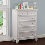 6 Drawer Chest Pure White
