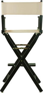 Casual Home 30" Director's Chair Black Frame-with Wheat Canvas, Bar Height
